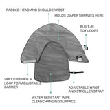 3-in-1 Multifunctional Portable Infant Baby Foldable Urine Mat Waterproof Nappy Bag Diaper Changing Cover Pad Travel Outdoor