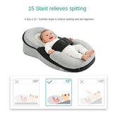 Anti overflow milk choking pillow